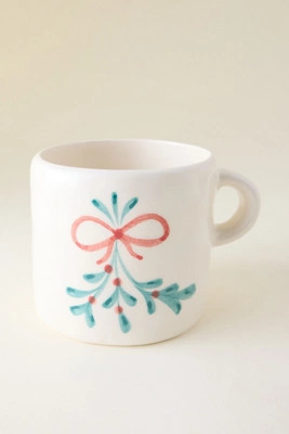 Anna + Nina Mistletoe Mug | Anthropologie (UK)