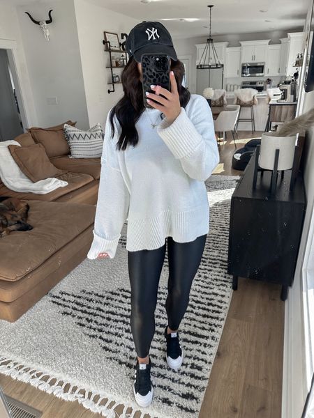 Sweater — small
Leggings — small

platform adidas sneakers | amazon outfit | amazon fashion | oversized sweater | leggings friendly sweater | faux leather leggings | black and white outfit | fall errands outfit | comfy fall outfit 



#LTKshoecrush #LTKstyletip #LTKfindsunder50