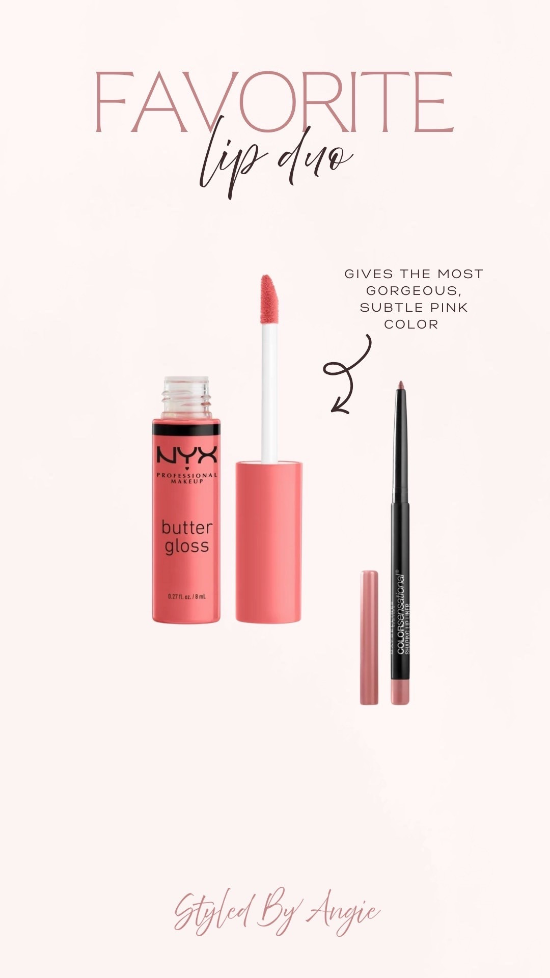My favorite drugstore lip combo is under $20 total and the color it gives is the most perfect subtle pink color.  This definitely competes with some of the more expensive brands but is so affordable. 
Lip combo 

#LTKBeauty #LTKPetite #LTKFindsUnder50