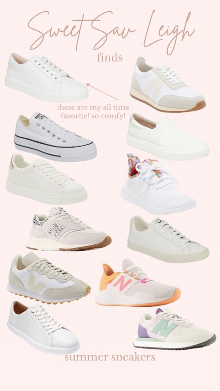 Summer sneakers! White sneakers 

#LTKSeasonal #LTKshoecrush #LTKFind