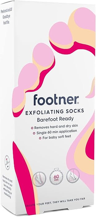 Footner Exfoliating Foot Mask Socks - Foot Peel Mask for Hard Skin - Peeling Foot Mask for Smooth... | Amazon (UK)
