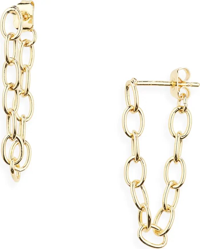 Demifine Draped Chain Drop Earrings | Nordstrom