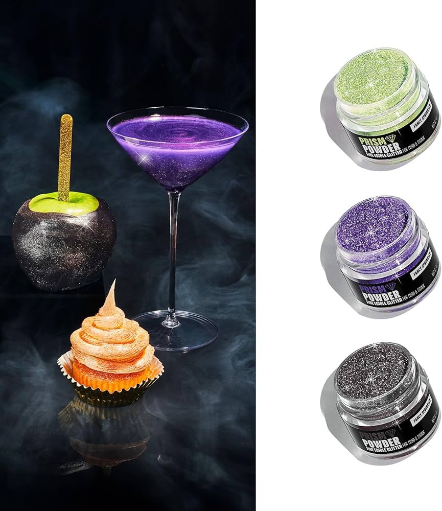 Fancy Sprinkles Limited Edition Halloween B'Witched Edible Glitter Set, 100% Edible Glitter for S... | Amazon (US)