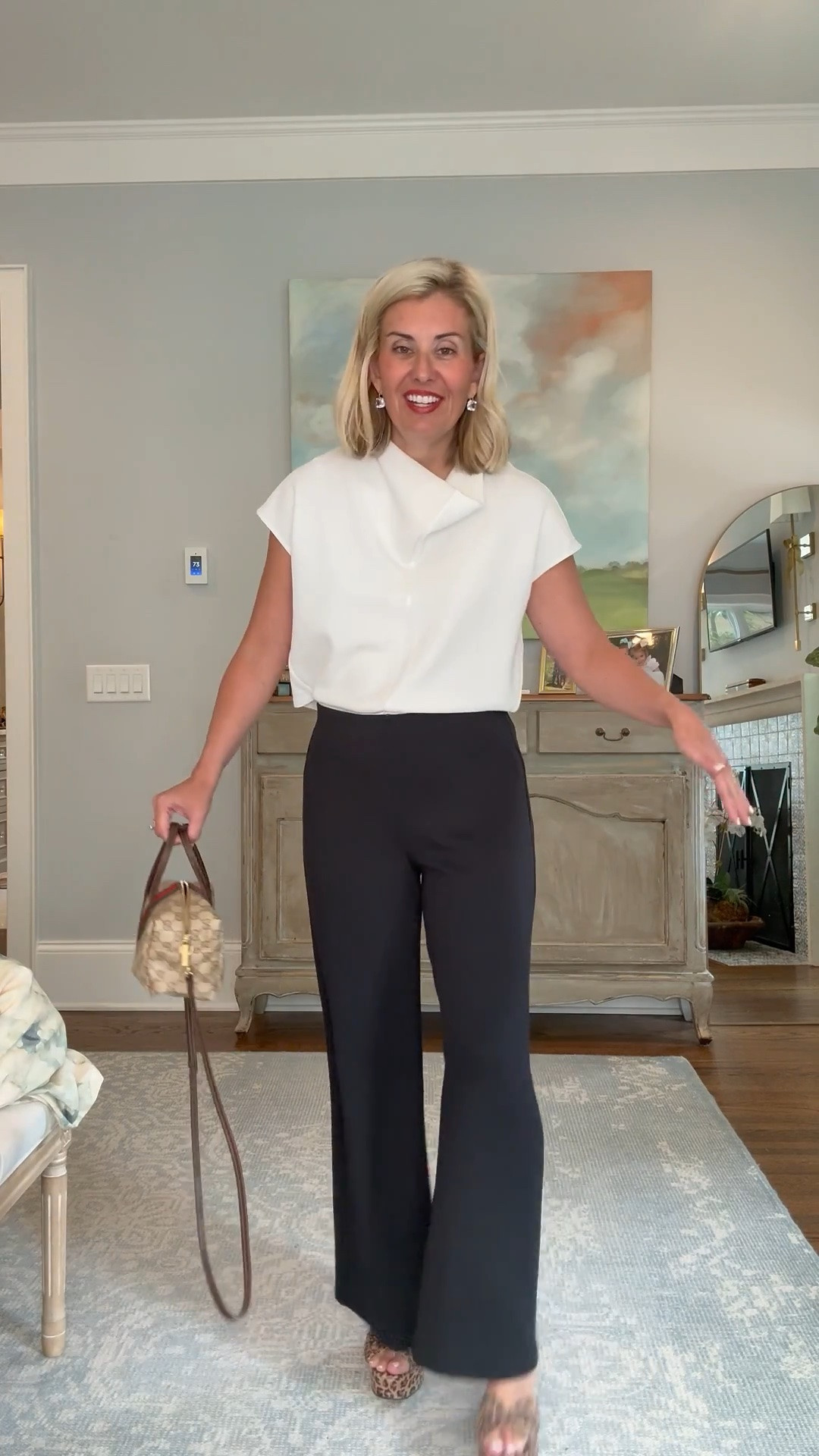 No matter what is on your agenda, Spanx Air Essentials will get you there! We are styling these fabulous pieces ALL the ways.
True comfort and stylish loungewear that just gets better and better.

*Code - LTK20 for 20% off full-priced styles sitewide in the LTK app

Sizing:
Draped Maxi Dress - xs
Draped Jumpsuit - small petite
Draped Tee - xs
Draped Midi Skirt - small
Crewneck Striped Top - xs
Booty Boost Leggings - small 7/8
Air Essentials Tee - xs
Pleated Wide Leg Pants - small petite

@Spanx #spanxpartner

#LTKdayinmylife #LTKSeasonal #LTKOver40