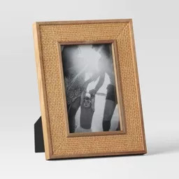 4" x 6" Caning Table Frame Natural - Threshold\u2122: Modern Style, Paulownia Wood, Easel Back Di... | Target