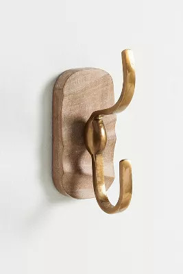 Tau Wood Hook | Anthropologie (US)