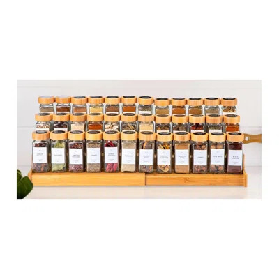 36 Pack 4oz Glass Spice Jars with Label with Bamboo Lids,Spice Containers | Wayfair North America