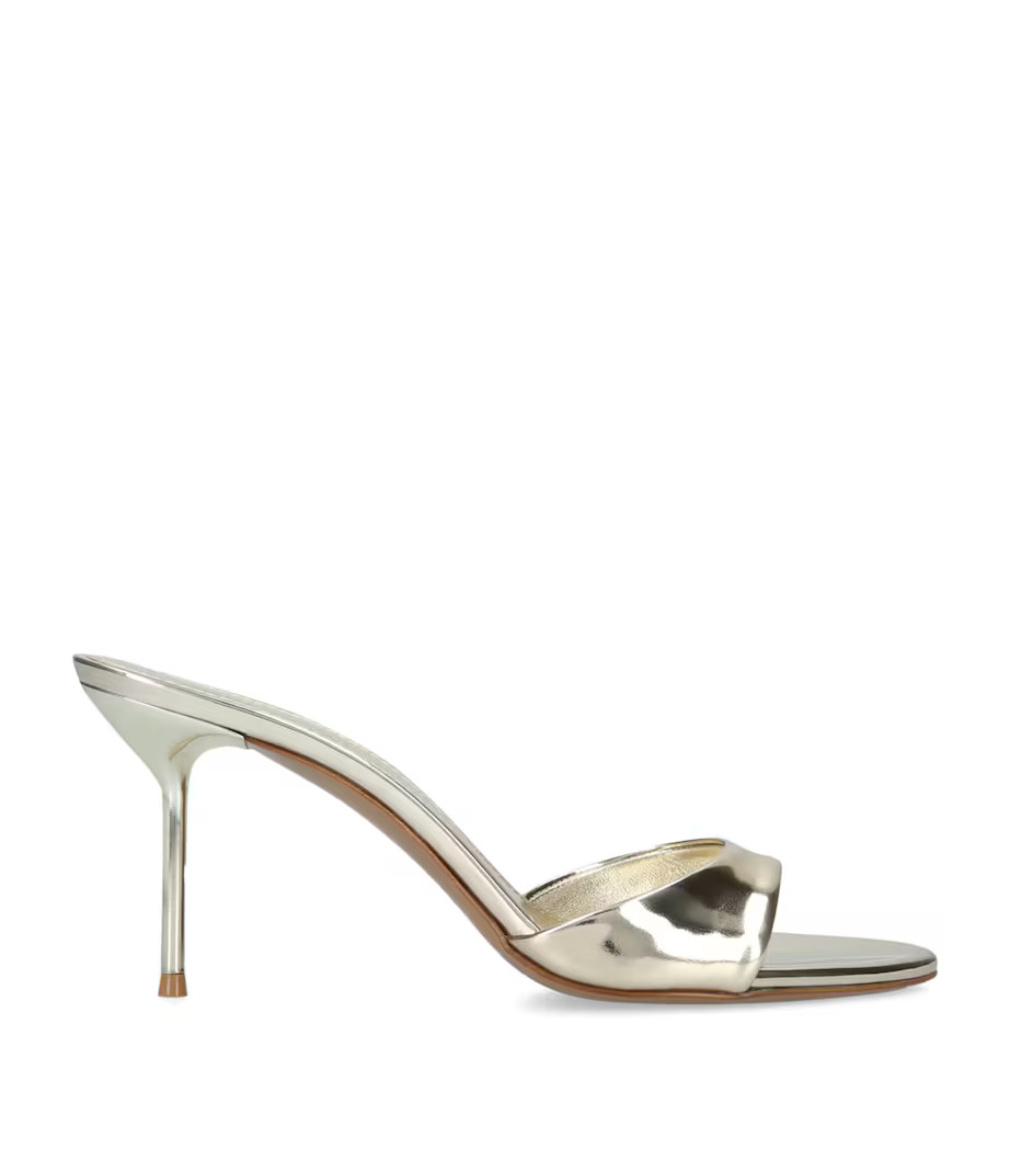 Metallic Leather Lidia Mules 70 | Harrods