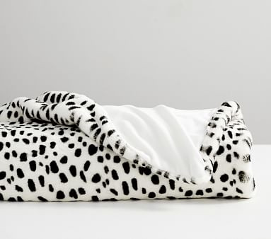Rachel Zoe Lynx Faux Fur Baby Blanket | Pottery Barn Kids