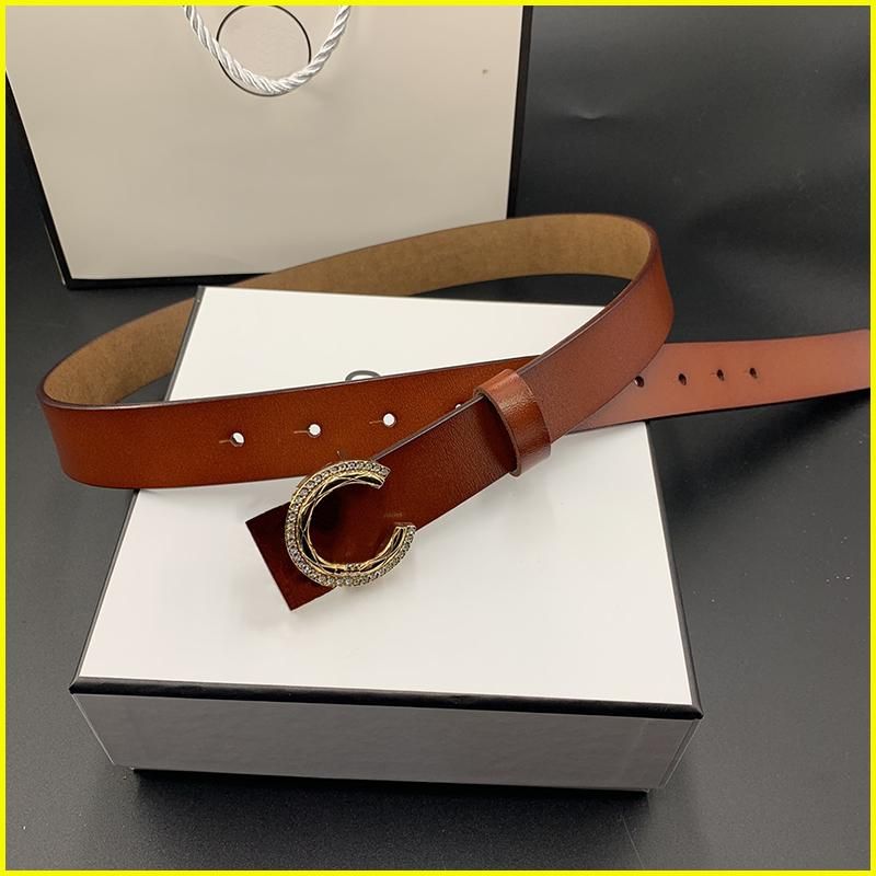 2021 Fashion Designer Belts Luxury Genuine Leather Women Pure Cowhide Belt For Mens Lette C Buckl... | DHGate