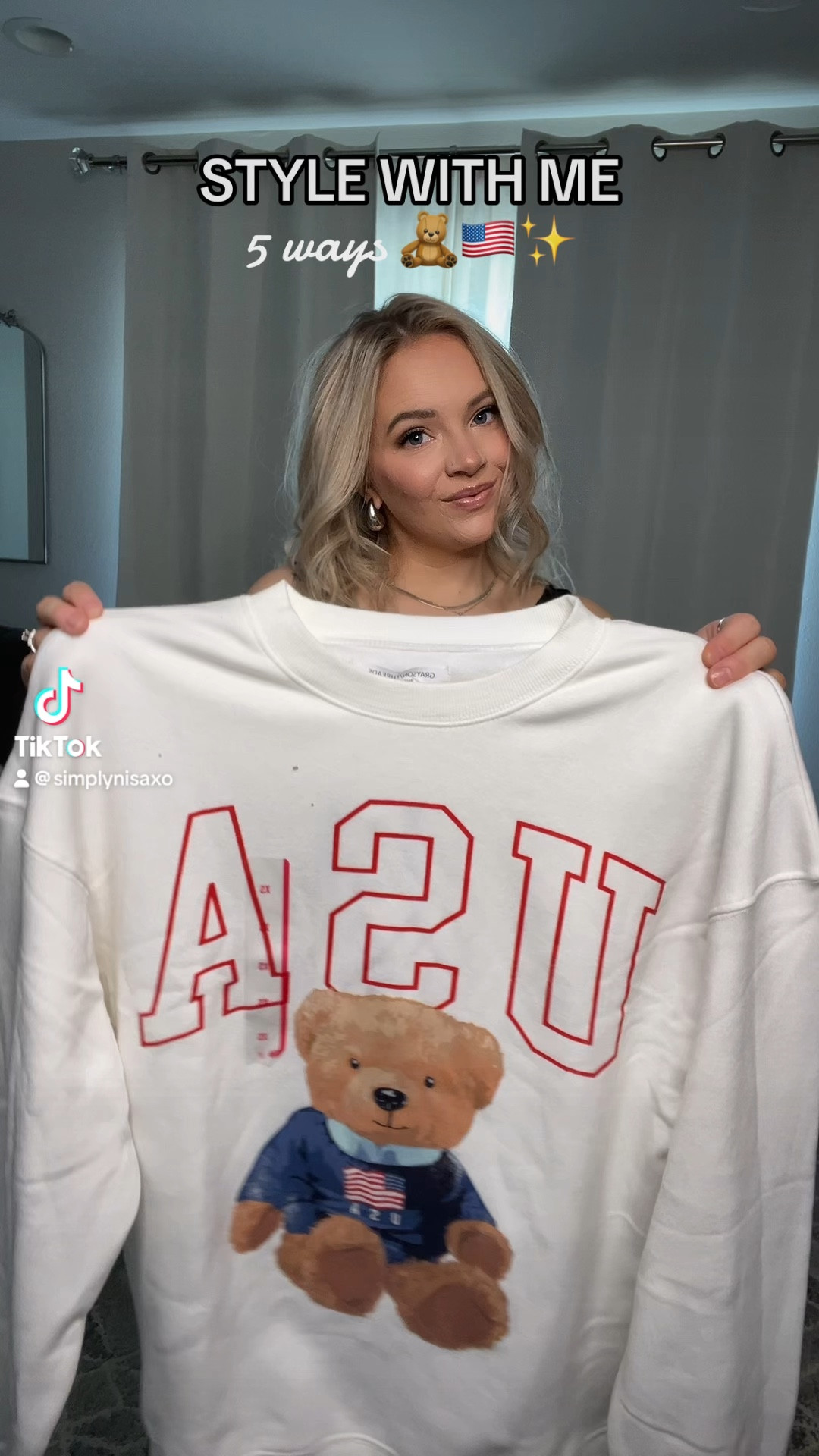 Wearing size XS.

Polo bear sweatshirt, USA sweatshirt, Memorial Day, 4th of July, Target find

#LTKMidsize #LTKVideo #LTKFindsUnder50