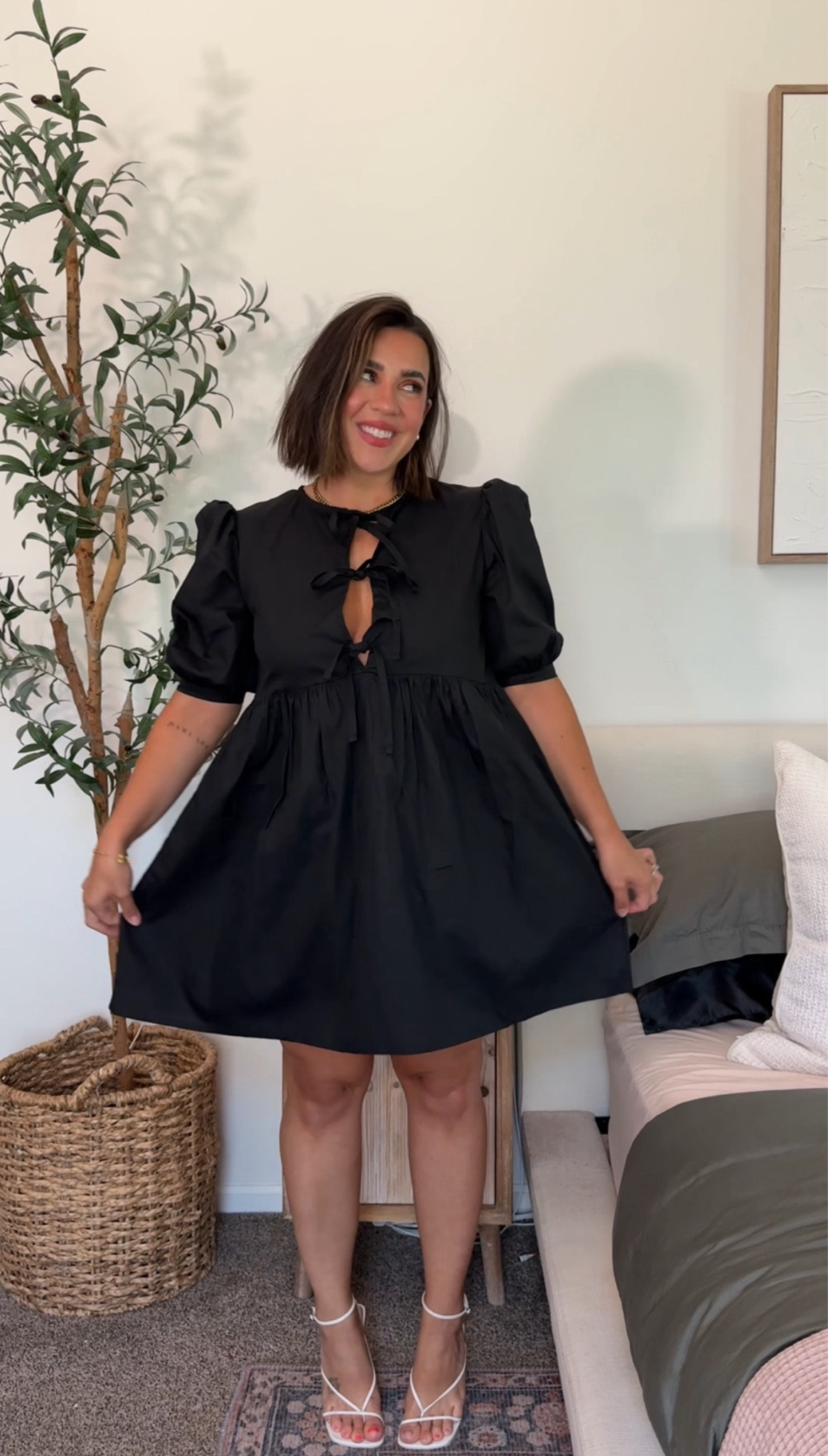 Little black summer dress
Bump, bloat, midsize friendly 
Event dress 
Size M

#LTKWedding #LTKSeasonal #LTKMidsize