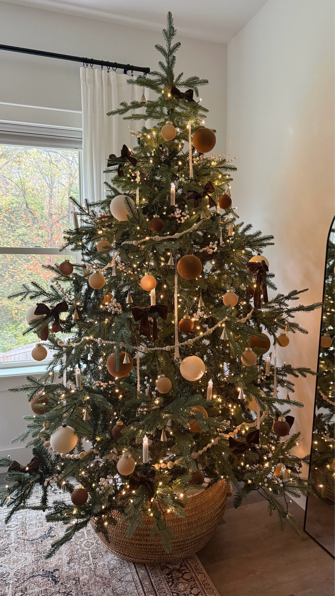 I believe this might be my coziest Christmas tree yet. 🥰 Everything I used to create this look is from @wayfair  ✨ And now is the perfect time to shop all of my holiday faves, including this gorgeous floor basket and realistic pine tree, during Way Day! Get up to 80% off + free shipping now through October 29th. 

#WayDay #wayfair #WayfairPartner @shop.ltk #liketkit