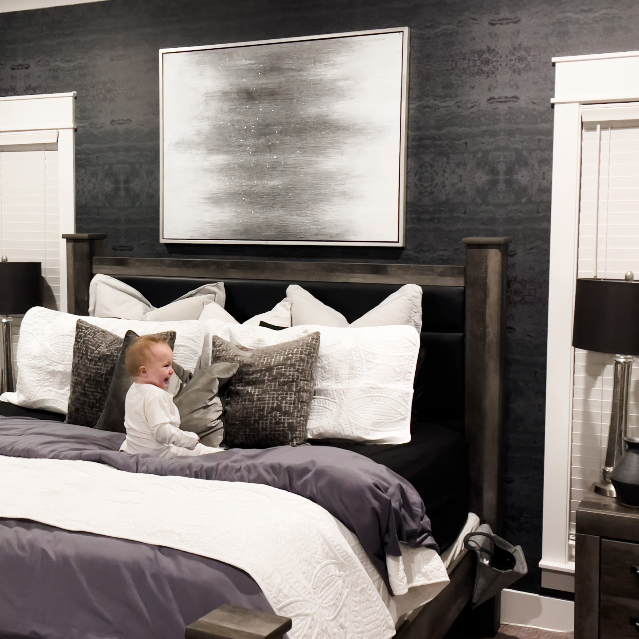 King size bedding, Amazon, black room decor, black and silver 

#LTKHome #LTKStyleTip