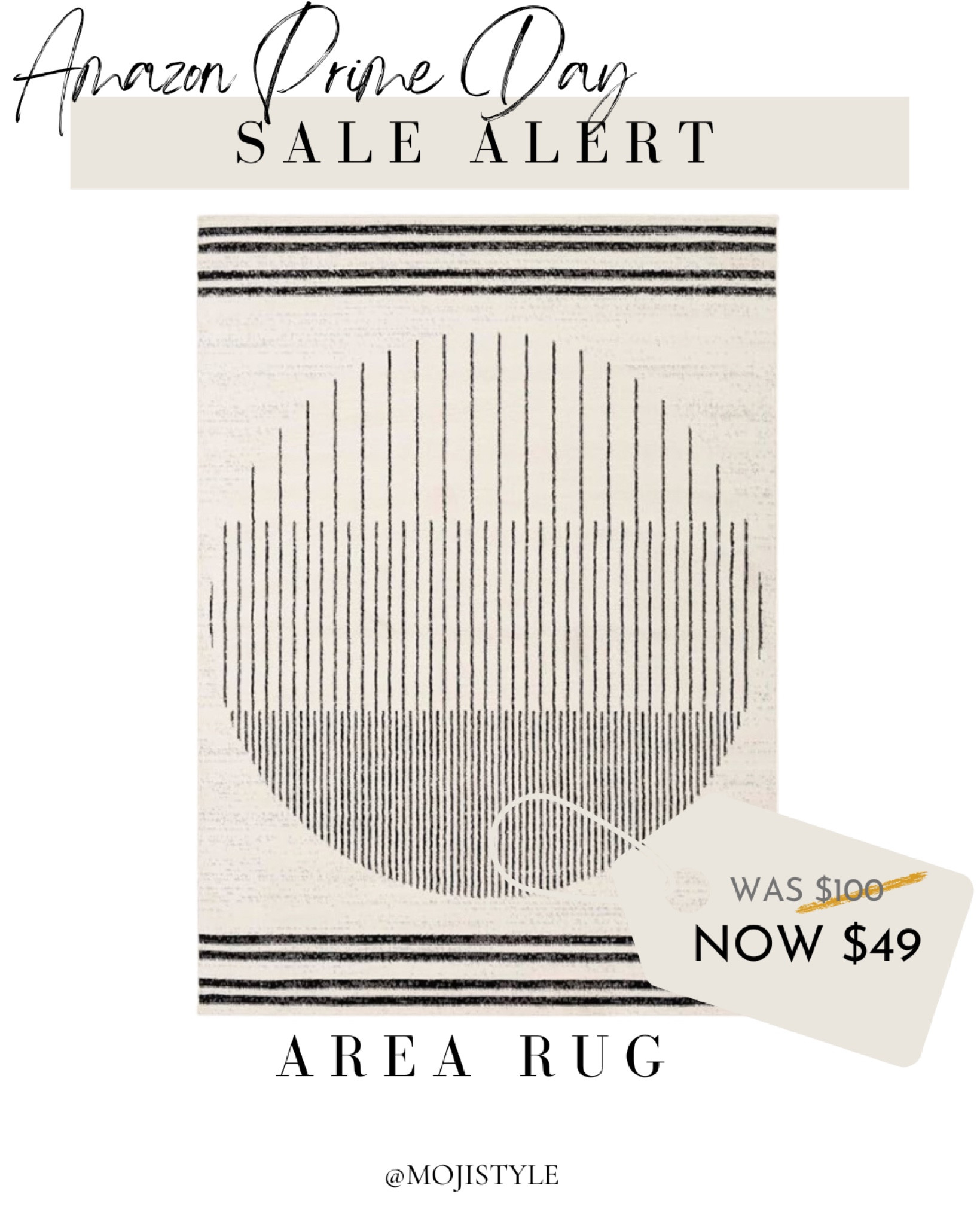 This modern area rug is on major sale during Amazon Prime Day! I own a couple of these rugs and love it! Grab yours now under $50!

#LTKHome #LTKFindsUnder50 #LTKSaleAlert