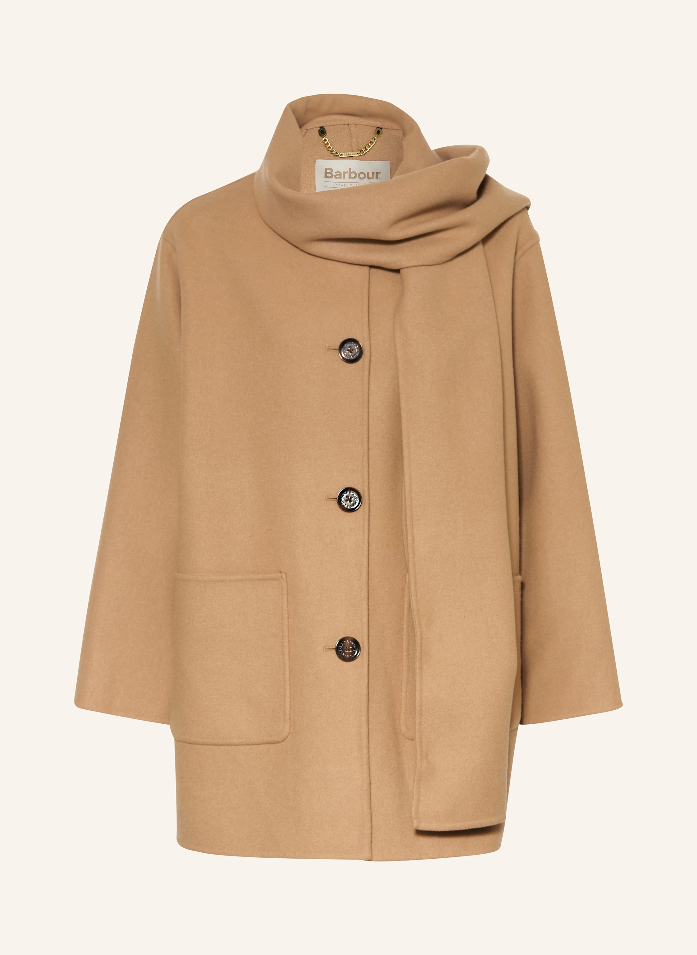 Barbour Wollmantel CLEMENTINE in camel | Breuninger (DACH)