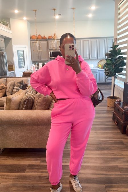 This set is everything-  size medium in hoodie and large in pants but wish I did a medium

Matching set - pink set - pink outfit - casual outfit - casual style - casual look - casual - ootd - outfit - errands outfit - spring - spring outfit - winter outfit - 

Follow my shop @styledbylynnai on the @shop.LTK app to shop this post and get my exclusive app-only content!

#liketkit #LTKstyletip #LTKfindsunder100 #LTKSpringSale
@shop.ltk
https://liketk.it/4x525