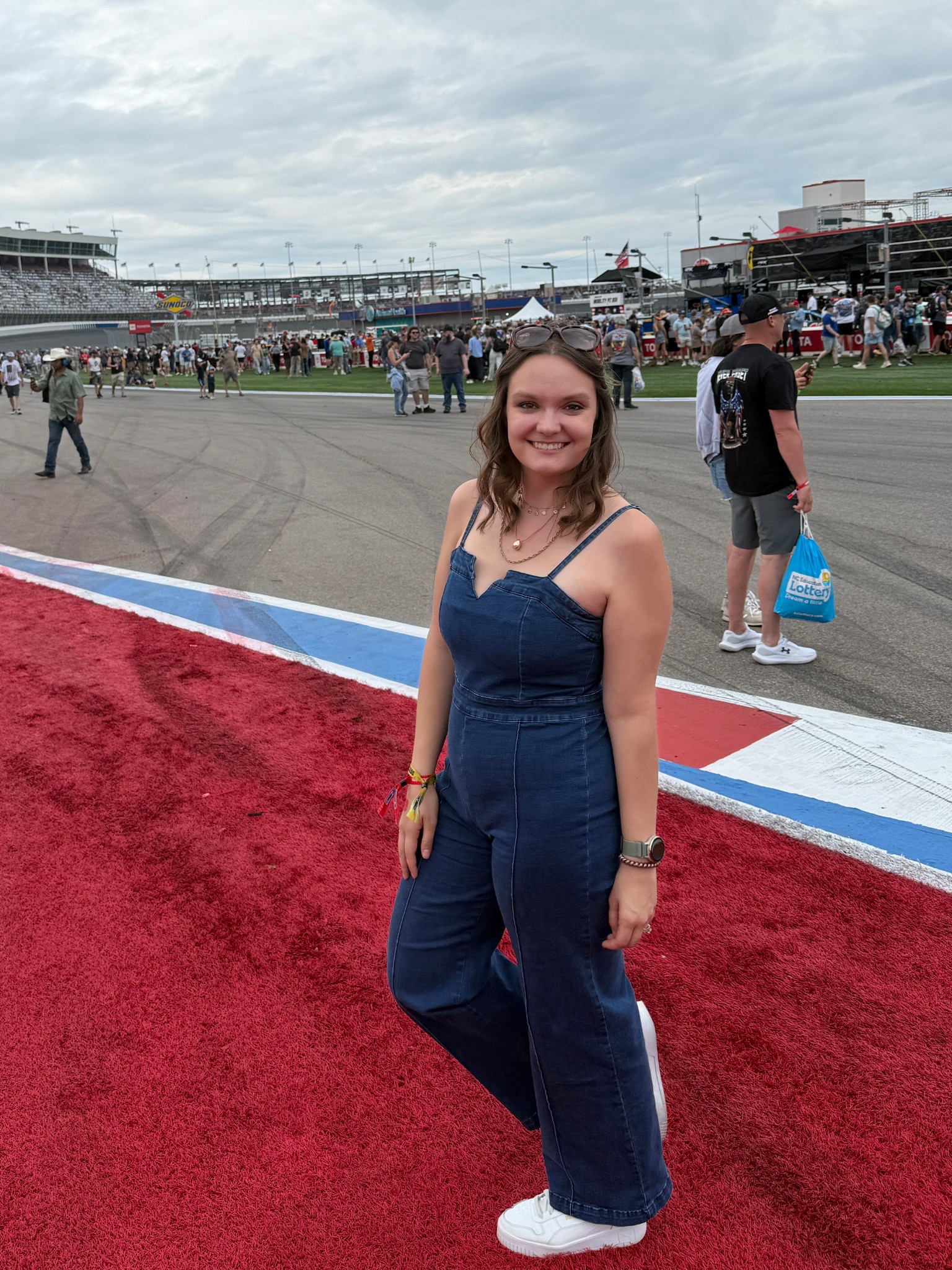Race day ootd! Denim jumpsuits are my go to!

#LTKStyleTip #LTKSeasonal