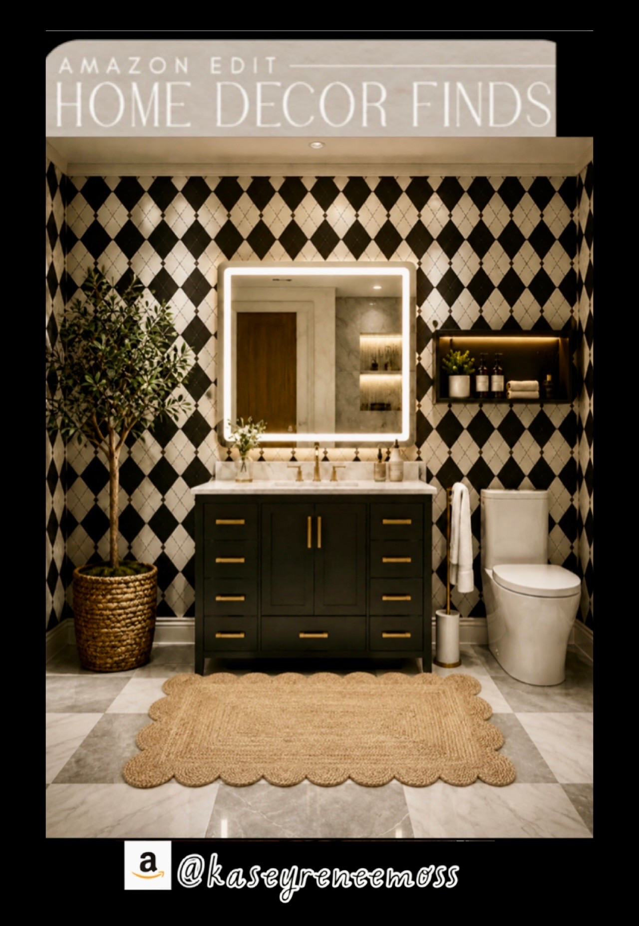 If you’re looking to make small or big upgrades to your bathroom Amazon has you covered from toilets, vanities, to stylish led mirrors, tile, wallpaper, bathroom decor & more shop all these links now if you love this style!

#LTKHome