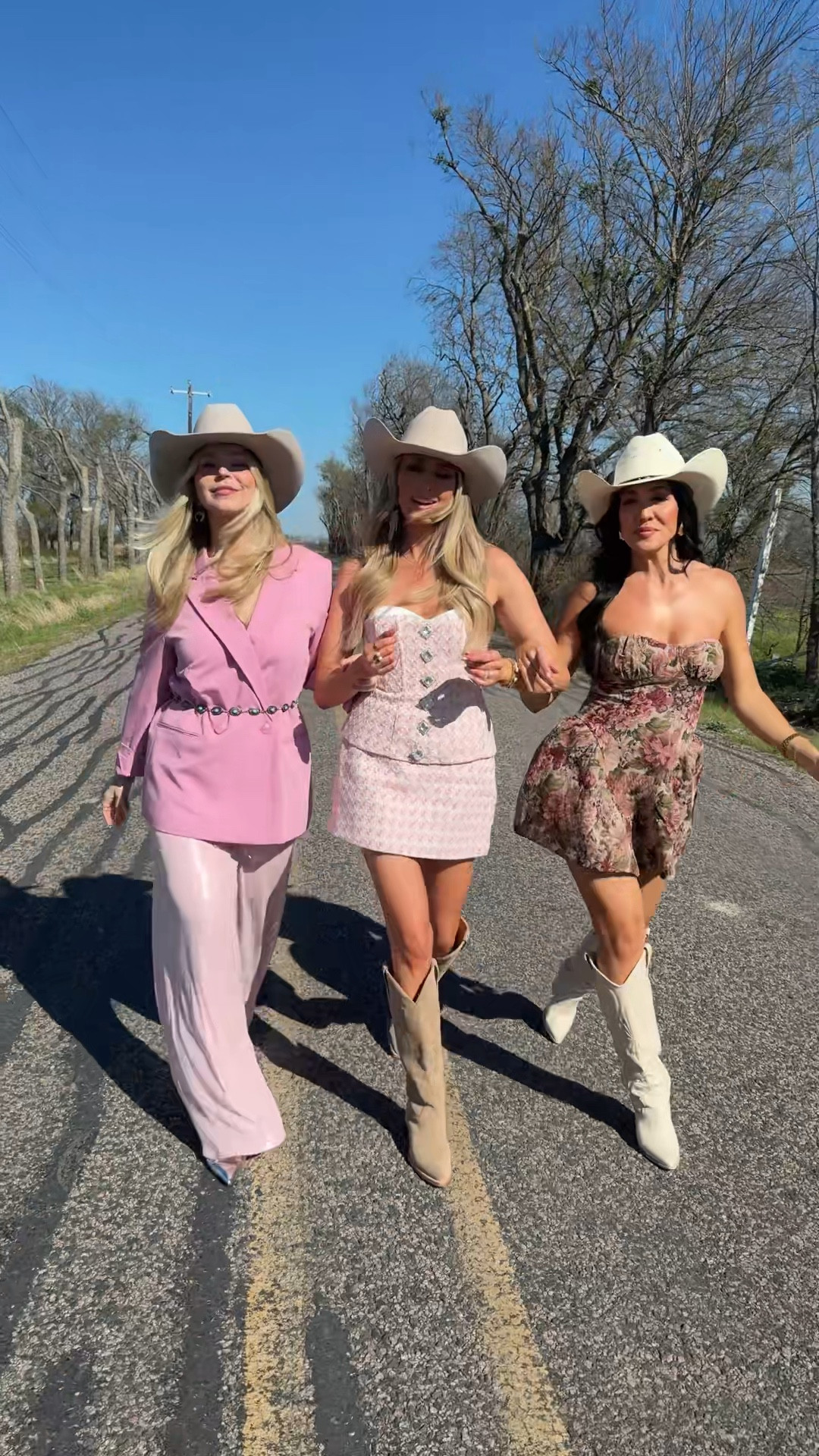 Girls weekend was a blast! Sharing my outfit from last night and similar links to my girls—I’m in a size 2 in my denim mini dress 

Nashville outfit 
Dallas outfit 
Pink outfit 
Bachelorette 
Festival 


#LTKootd #LTKTravel #LTKFestival