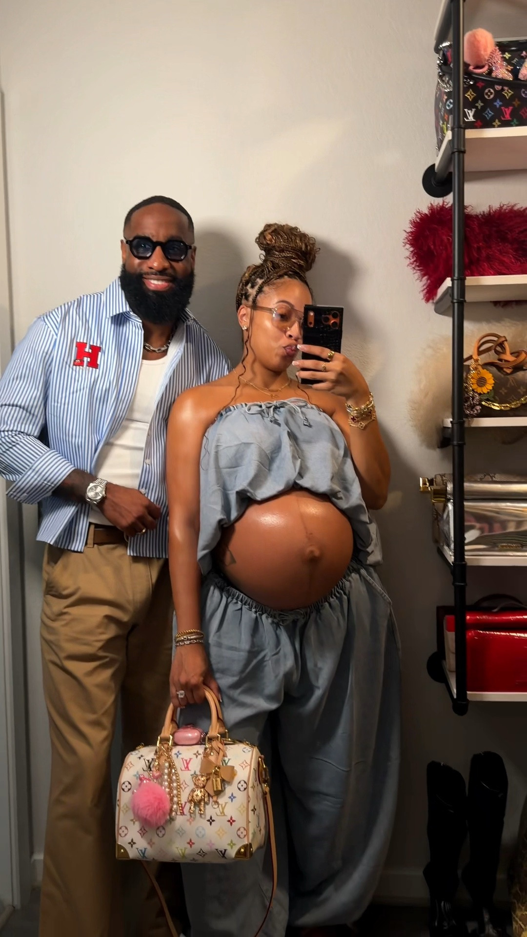GRWM to pick up a surprise!🥰🎁🤰🏽

#LTKBump #LTKBaby #LTKmomlife