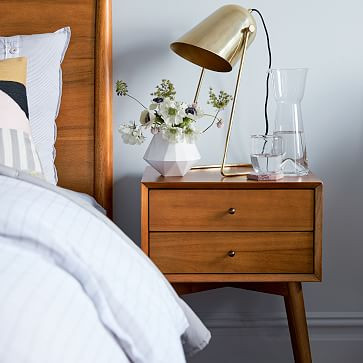 Mid-Century Nightstand - Acorn | West Elm (US)