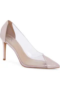 Poised Cap Toe Clear Pump | Nordstrom