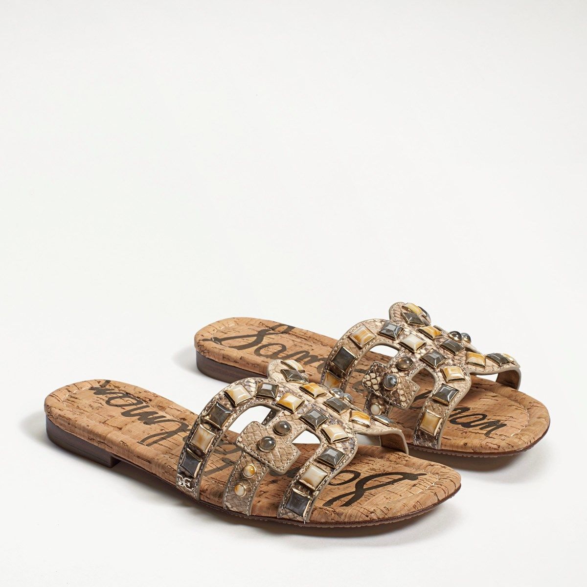 Bay 8 Embellished Slide Sandal | Sam Edelman