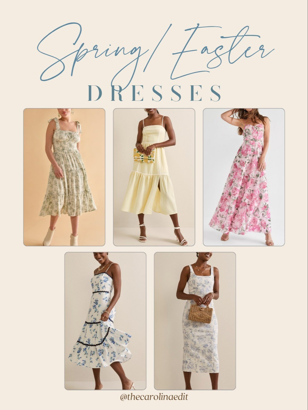 Cutest Spring & Easter dresses in pastels. These are all super affordable!! #Easter #easterdresses #spring #springlooks #springoutfits #springdress #dresses 

#LTKSeasonal #LTKFindsUnder100 #LTKStyleTip