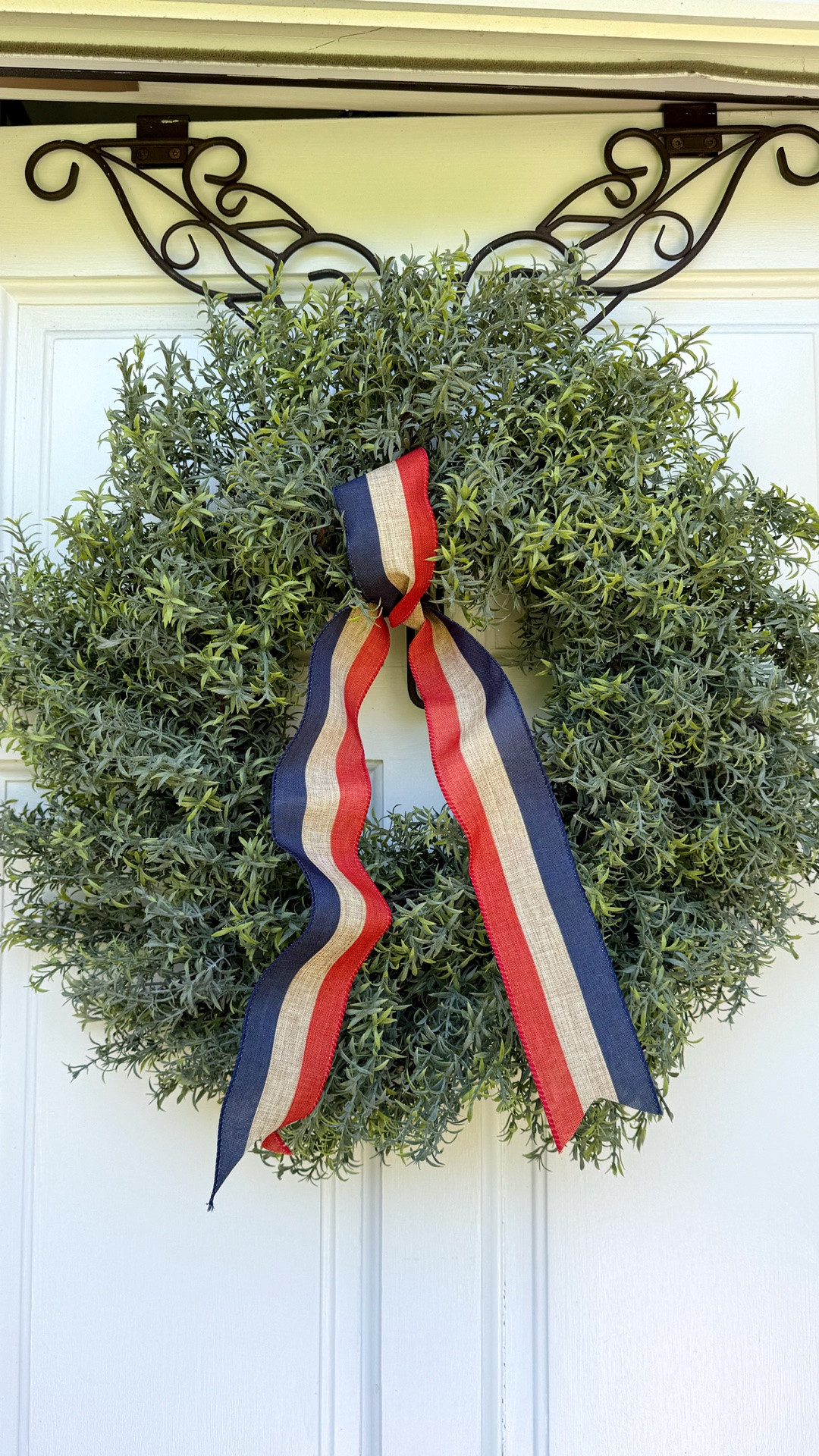 This wreath is SO amazing!  It’s extremely full and has color variations.  It’s perfect to add these ribbons I found on Amazon. And don’t forget to grab one of these adjustable wreath hangers!

#LTKHome #LTKSeasonal