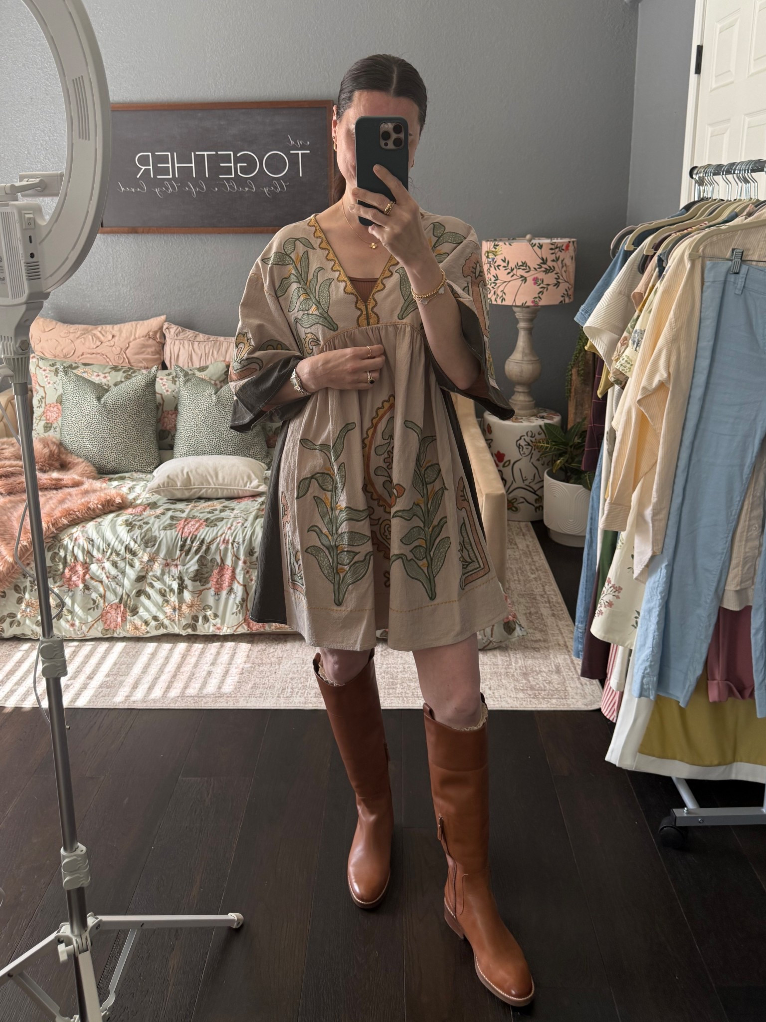 Boho vibes ✨ that look way more expensive than they are 😍 

This Amazon dress is the perfect mix of effortless and chic — with those dreamy embroidered details and flowy sleeves, it’s basically fall fashion magic. 🍂

Pair it with tall boots like these for a polished, on-trend look that turns heads everywhere. 👢

🛍️ Grab yours before it sells out — this one’s a total add to cart moment. ⬇️

#LTKFindsUnder50 #LTKStyleTip #LTKSeasonal