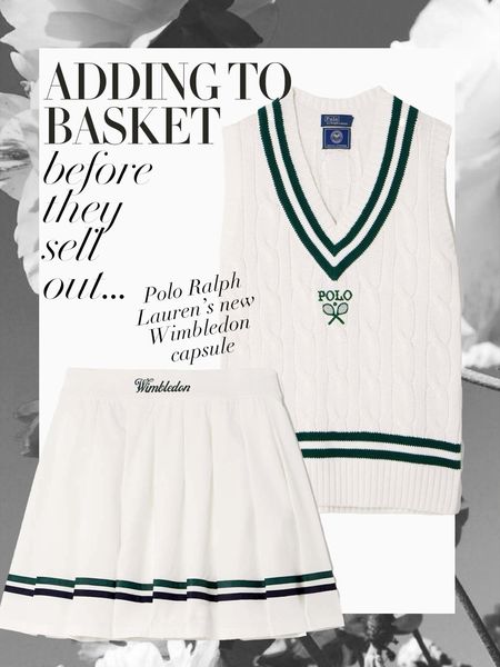 If you’re a tennis fan or just love the tennis aesthetic… this celebratory capsule from Polo Ralph Lauren is so good for summer 🤍🎾
Tennis skirt | Pleated white skirt | Sportswear | Argyle knitted vest | Wimbledon appliquéd embroidered cable-knit cotton vest | Wimbledon Performance Pleated Skort 

#LTKspring #LTKfitness #LTKsummer