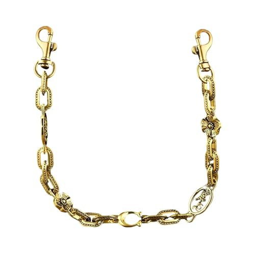 LSBDJDL Cute Cherry Gold Bag Charms Wallet Chain Keychains Purse Accessories For Women (letter) | Amazon (US)