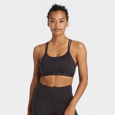 Women's Light Support Triangle Back Bra - All in Motion™ | Target