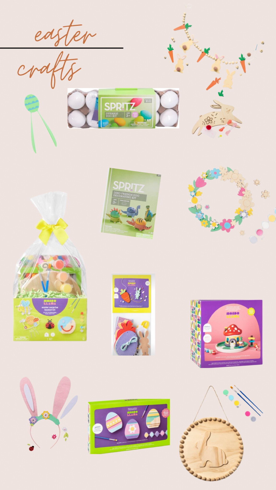 Easter crafts from target 

#LTKfamily #LTKSeasonal #LTKkids