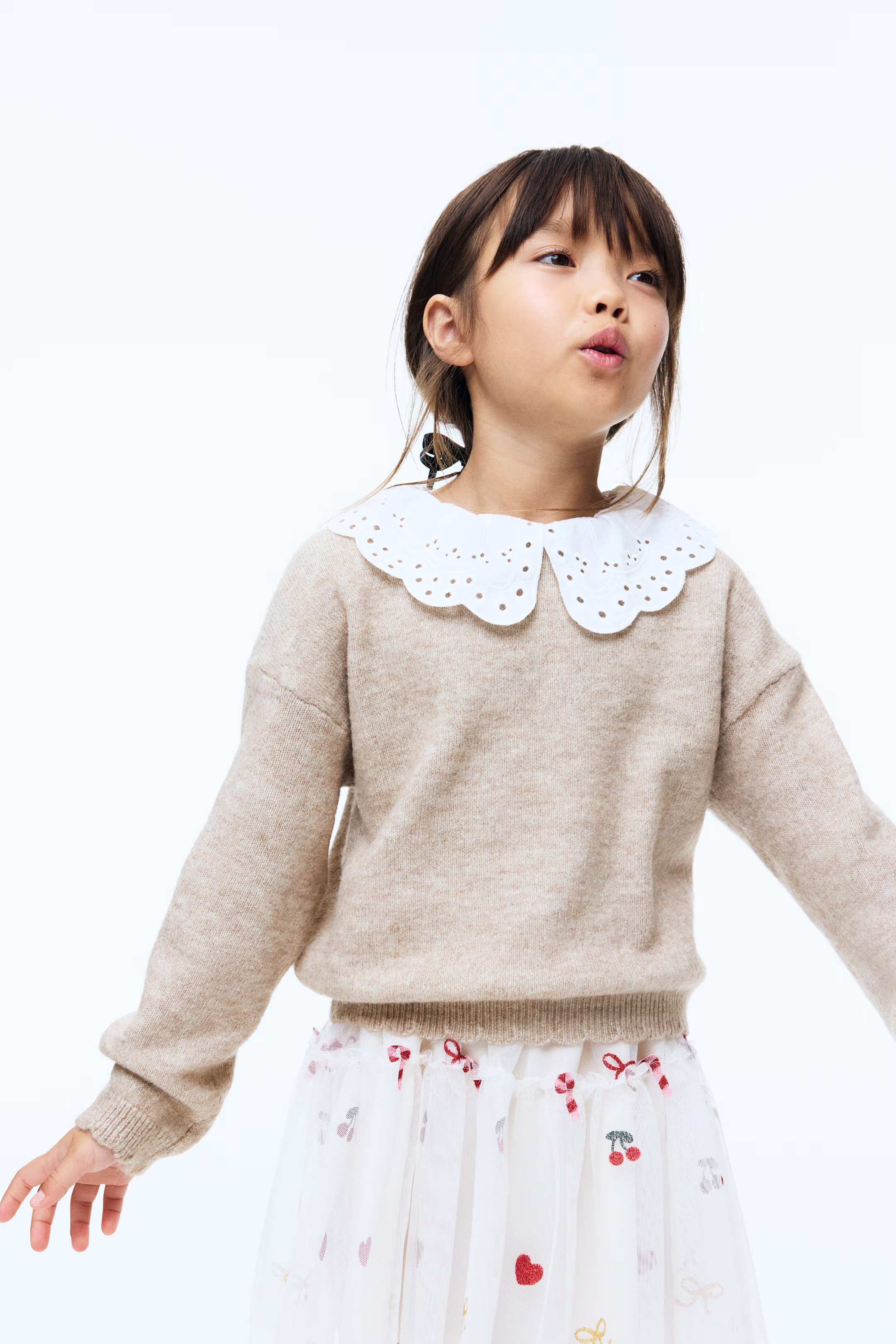 Sweater with Peter Pan Collar | H&M (US + CA)