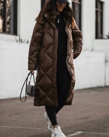 I’m just shy of 5’7 wearing the size XXS coat, runs big and size 4 leggings 25” length.
Athleisure style, Abercrombie, accessories, StylinByAylin 

#LTKstyletip #LTKSeasonal
