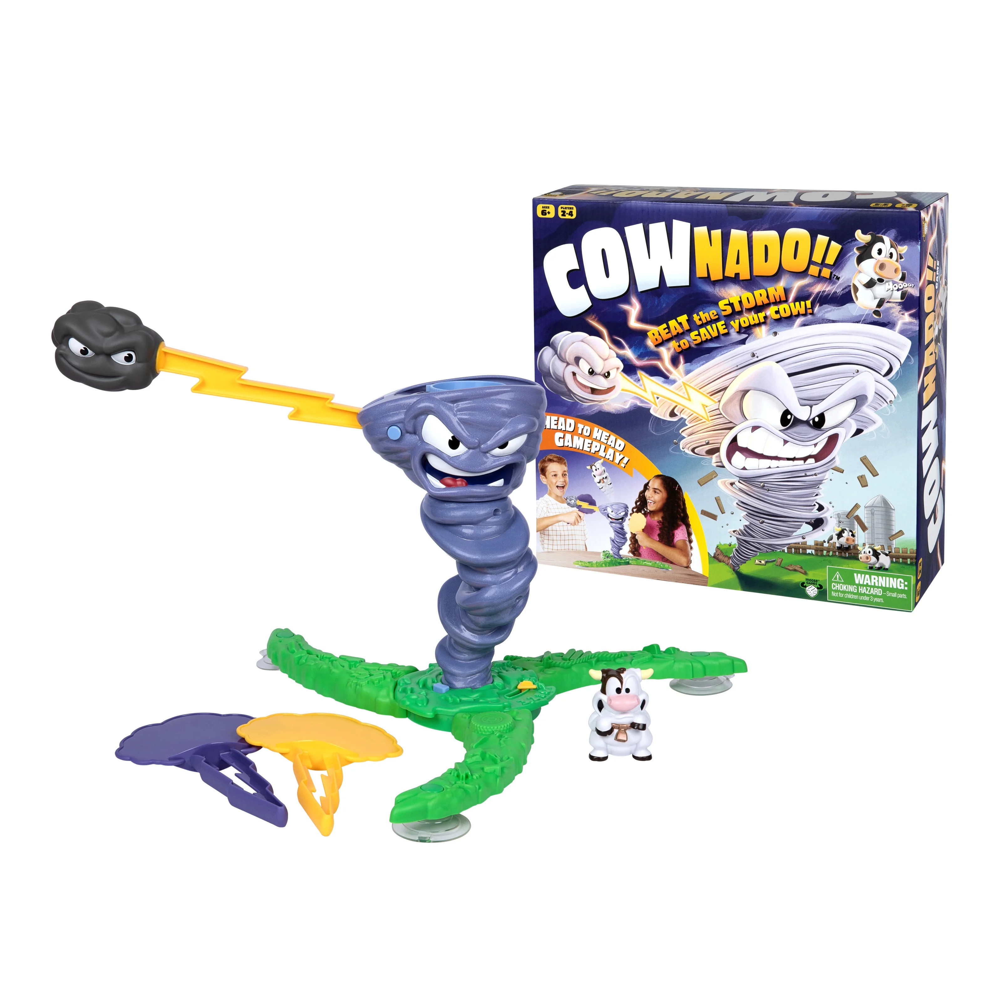 Cownado, Fun & Fast "Moooving" Tetherball-Style Table Game, Family Game, Ages 6+ (Walmart Exclusi... | Walmart (US)
