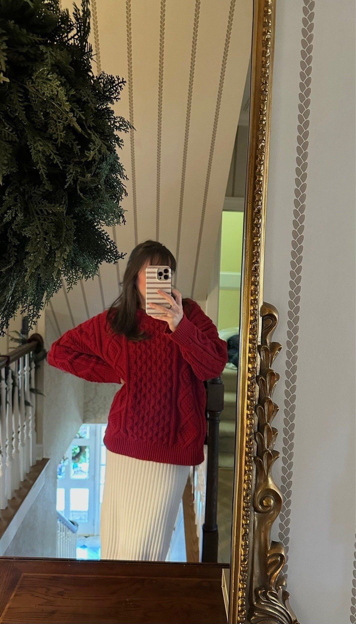 The GAP sweater I order every year and always end up wearing the most.🤍  An oversized cable knit that’s a forever favorite.

#LTKootd