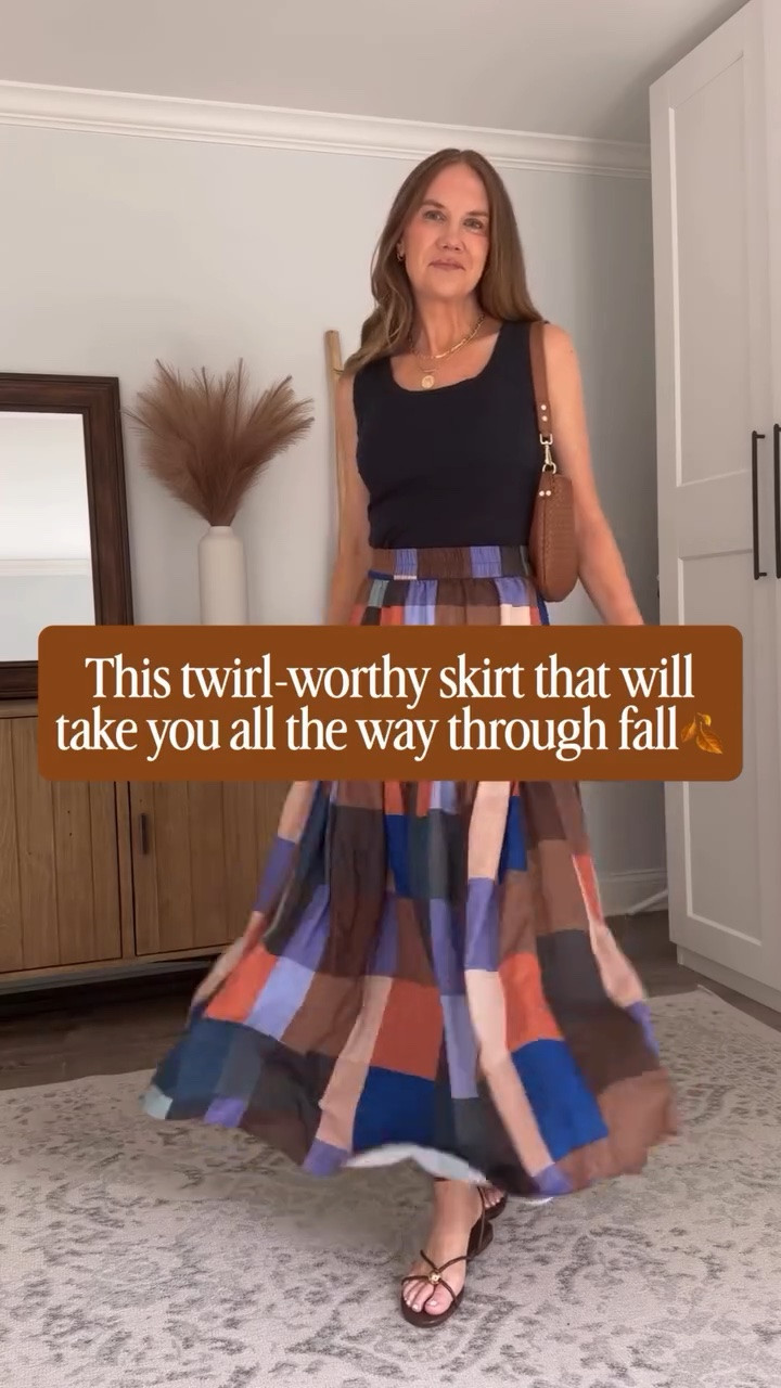 This twirl-worthy skirt will take you all the way through fall🍂 AND it looks so much more expensive than it is🤎

These are the kind of early fall outfits I want to wear on repeat—easy layers, elevated basics, effortless pieces, and THAT skirt. 👀 If you love the designer look but not the designer price tag, this look-for-less skirt is such a good find.

Think chic fall outfits, elevated casual style, transitional outfits, affordable fall fashion, designer-inspired fashion, fall wardrobe essentials, everyday outfit ideas, and easy summer-to-fall style.

Which look are you wearing first? 🍁

#FallFashion #FallOutfits #AffordableFashion #FallStyle #LookForLess

#LTKSeasonal #LTKOver40 #LTKTall