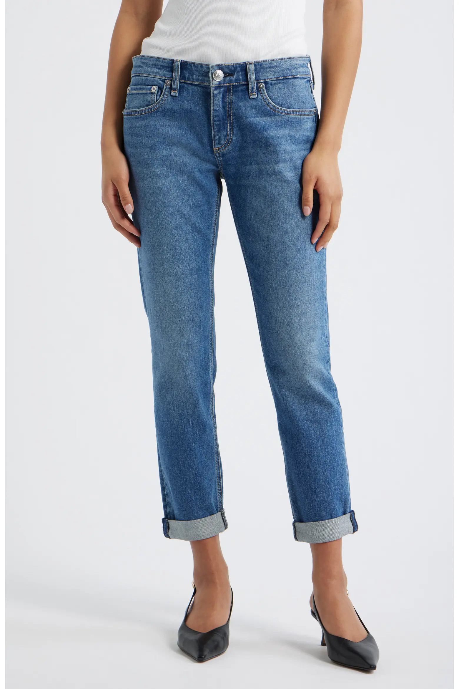 rag & bone Dre Low Rise Slim Boyfriend Jeans (Women) | Nordstrom | Nordstrom