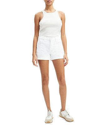 7 For All Mankind Cuffed Jean Shorts & Reviews - Shorts - Women - Macy's | Macys (US)