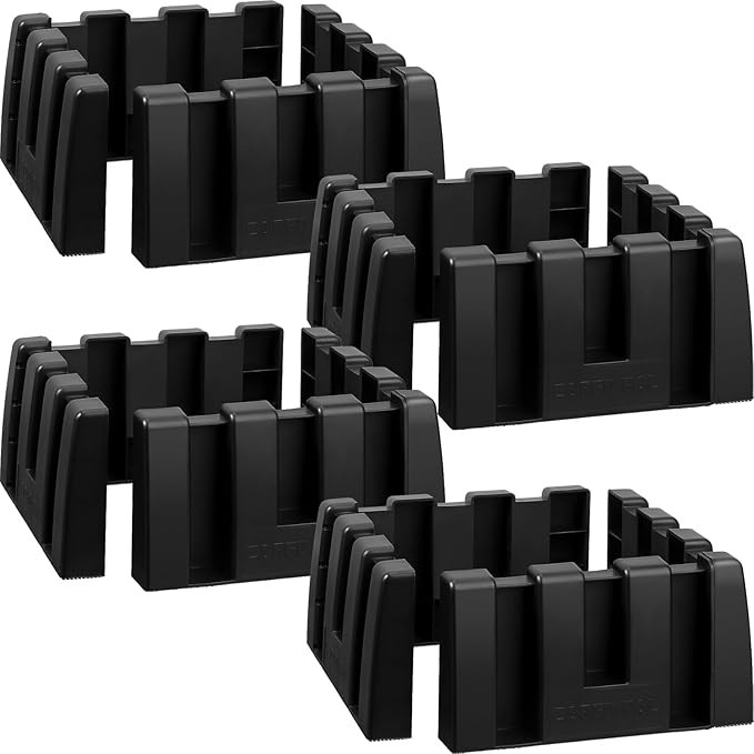 4 Pack Car Trunk Organizer Blocks for Back of SUV Multipurpose Car Storage Organizer Blocks Trunk... | Amazon (US)
