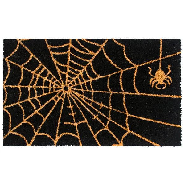 RugSmith Natural Machine Tufted Spider Web Doormat, 18" x 30" - 18" x 30" | Bed Bath & Beyond