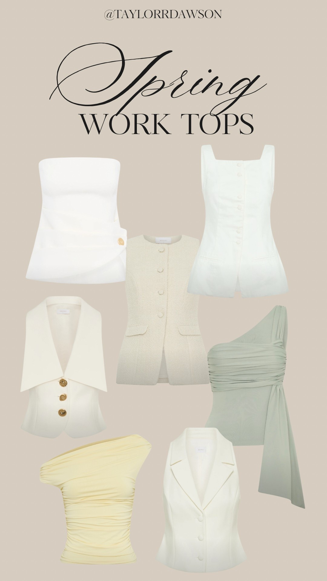Spring work tops!

workwear, corporate style, worker fashion, business casual, modest tops, vest blousees, button vest, suit tops

#LTKStyleTip #LTKWorkwear #LTKSeasonal