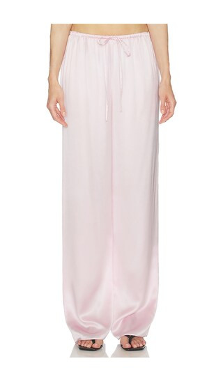 Ellie Silk Pant in Blush | Revolve Clothing (Global)