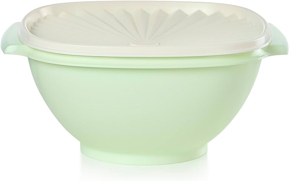 Tupperware Heritage Collection 11.75 Cup Bowl with Starburst Lid - Light Green Vintage Color, Dis... | Amazon (US)