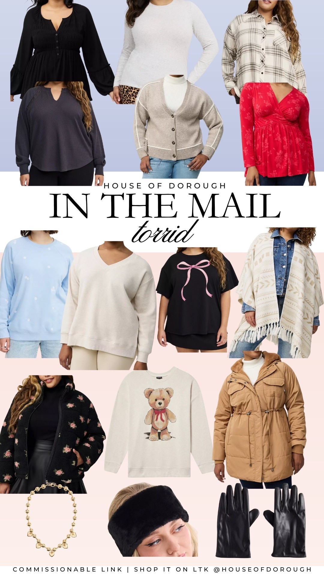 What’s in the mail for me, Torrid edition! 

Plus size fashion, torrid fashion, what to wear for winter, winter outfit ideas, mom style, midsize fashion, winter fashion, in the mail, torrid finds

#LTKHoliday #LTKPlusSize #LTKMidsize