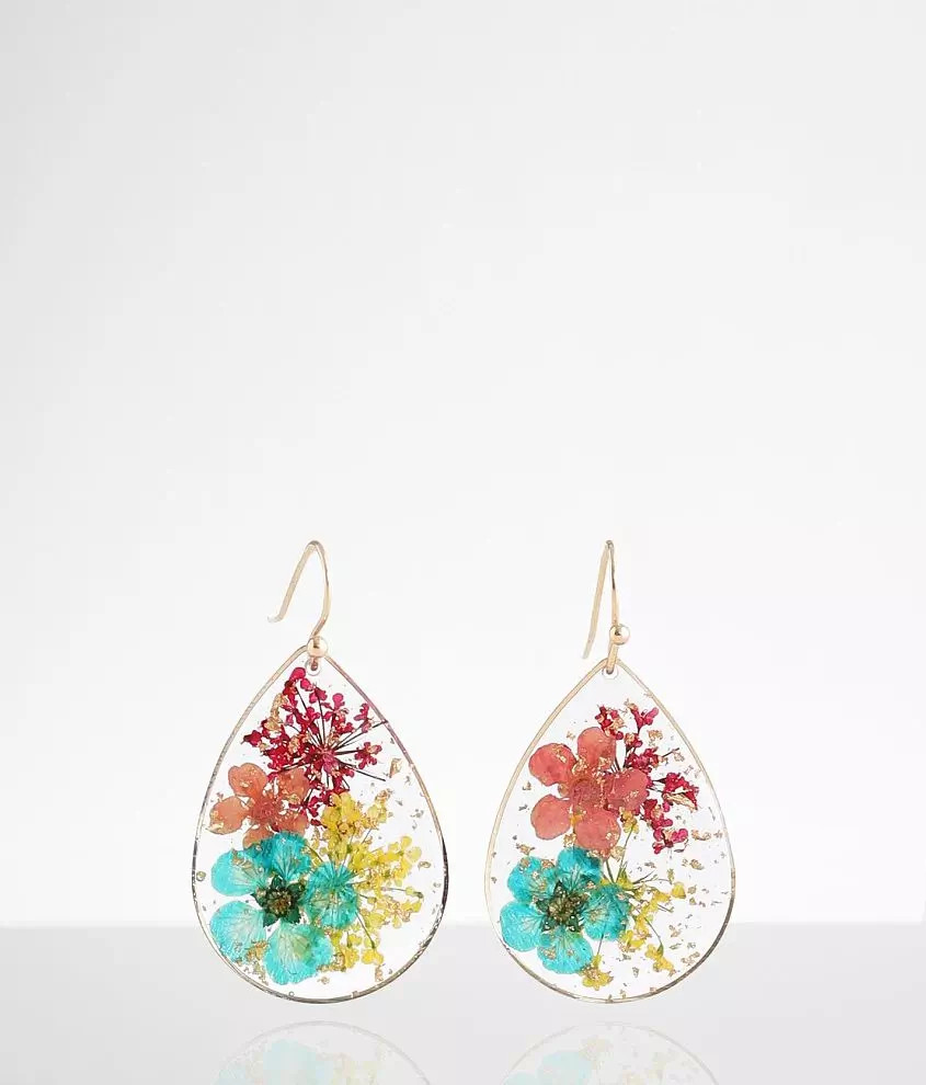 Pressed Flower Earring | Buckle