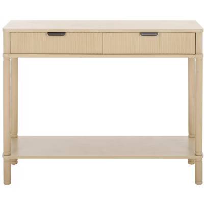 Thurston 2 Drawer Console - CNS5737A - Beige - Safavieh | Target